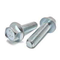 M10-1.25X30 Hex  Flange Bolt JIS Class 10.9 Zinc